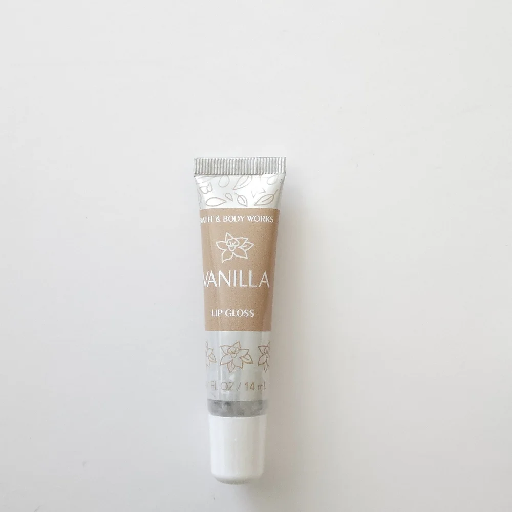 Bath and body works, vanilla lip care set